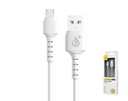 Cable USB a Micro USB V8 1mts 2.4A OnePlus Blanco