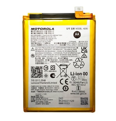 Bateria para Motorola G42 / G62 ND50 Original SVC